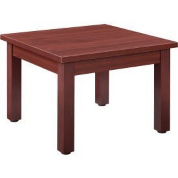 Global Equipment Interion    Wood End Table - 24" x 24" - Mahogany 695752MH
